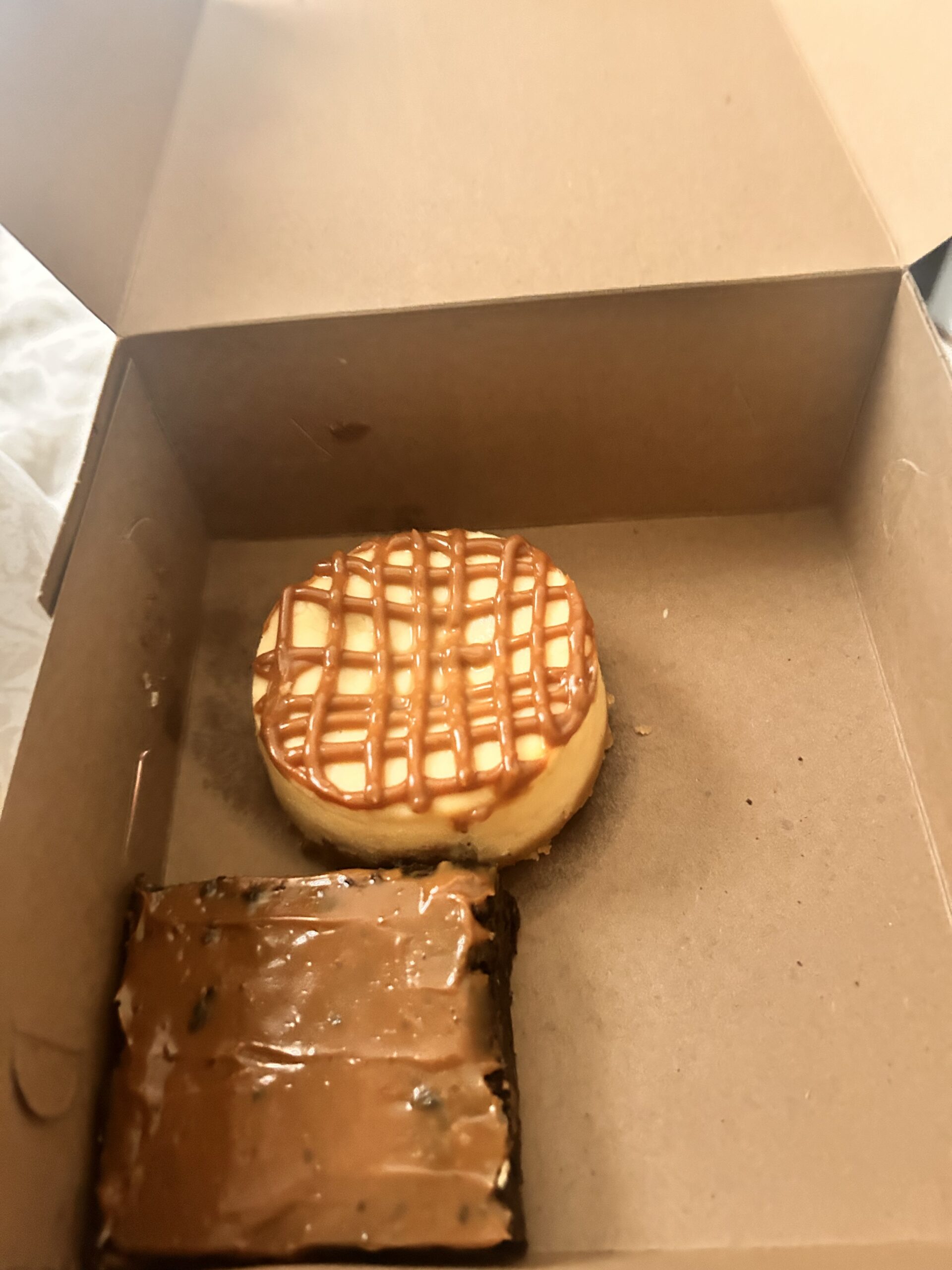 Cheese and chocolate cake