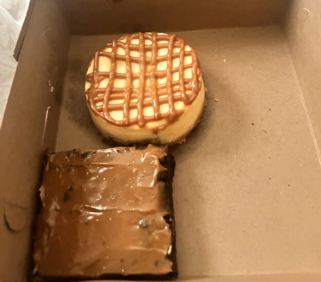 Cheese and chocolate cake